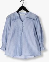 Lichtblauwe CO'COUTURE Blouses CHARLIECC FRILL SS SHIRT Lichtblauwe CO'COUTURE Blouses CHARLIECC FRILL SS SHIRT - medium