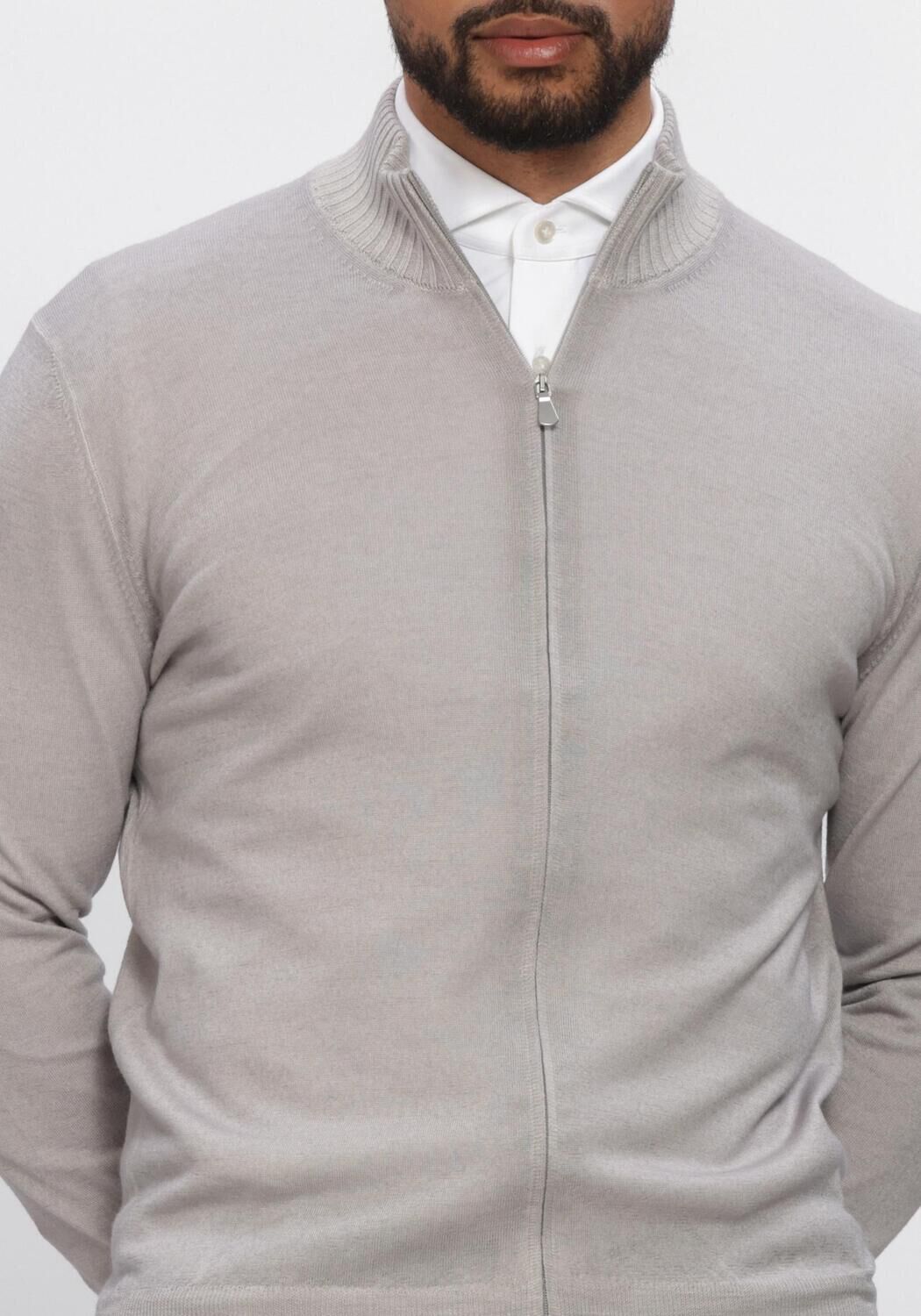 Grijze GRAN SASSO Vest JACKET ZIP - large