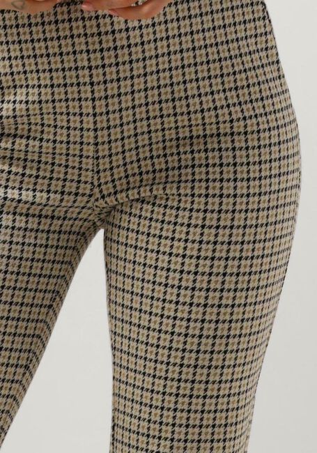 Multi SUMMUM Flared broek FLARED PANTS PRINCE DE GALLES WITH LUREX - large