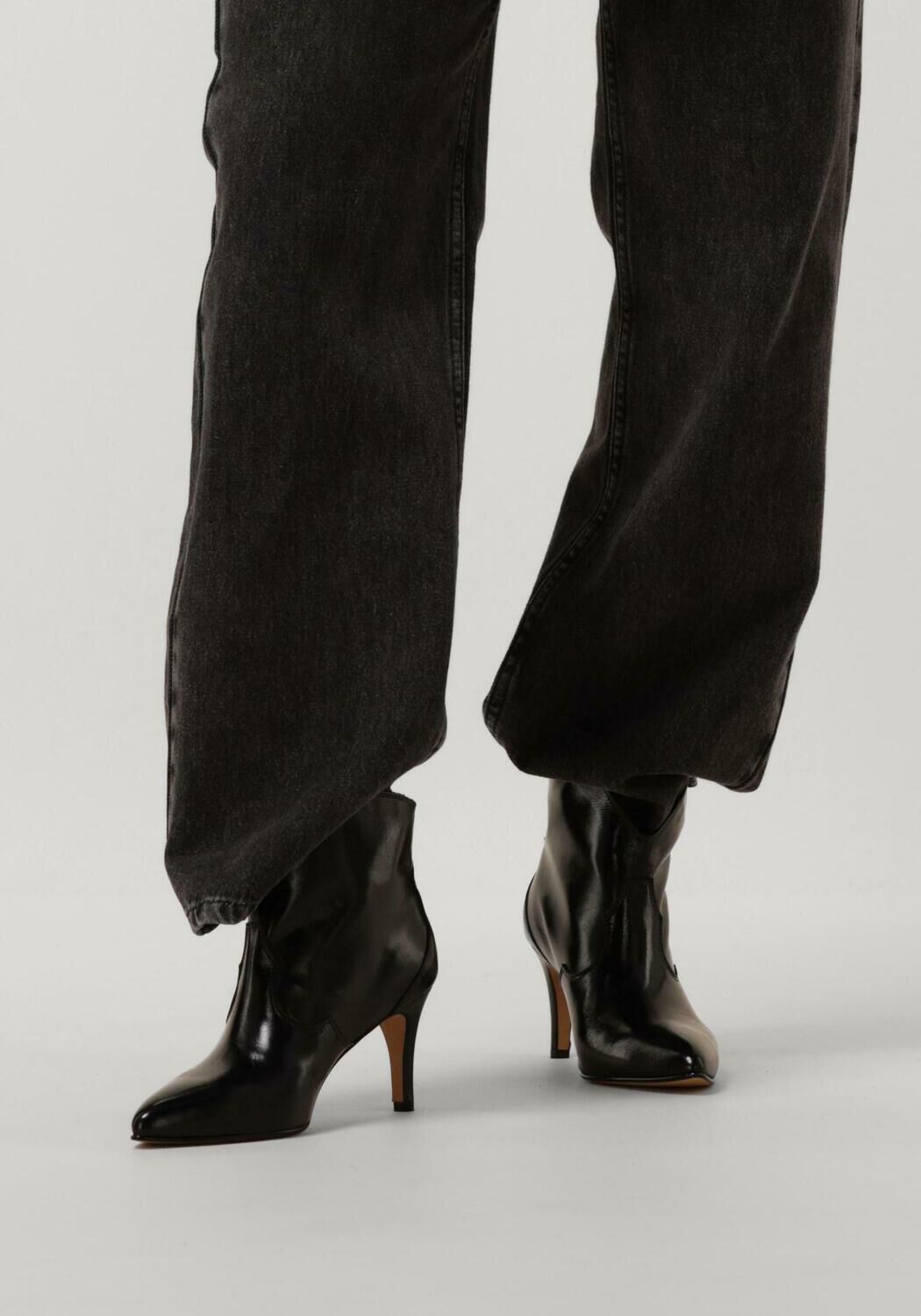 Zwarte TORAL Enkellaarsjes SELENE - large