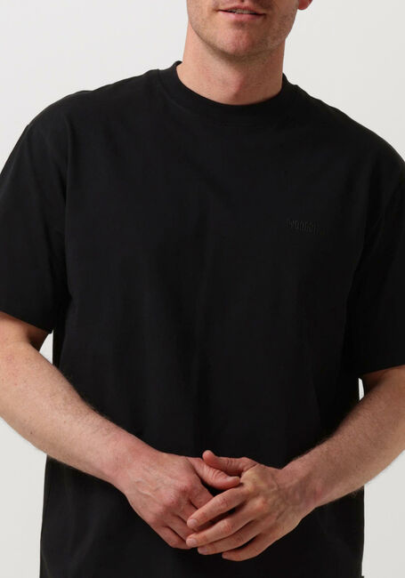 Zwarte WOODBIRD T-shirt WBBAINE BASE TEE - large
