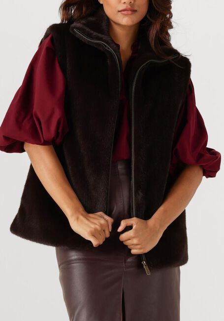 Bruine VANESSA BRUNO Bodywarmer FURO BLOUSON SM - large
