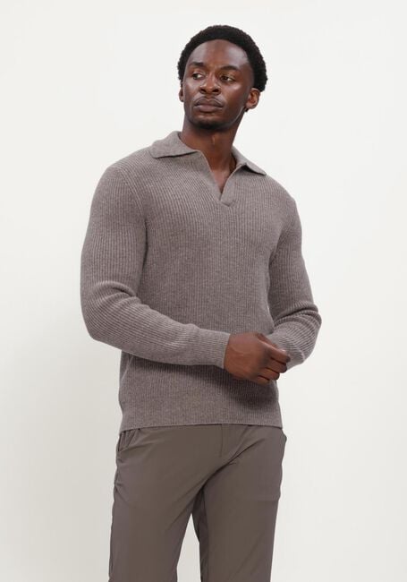Taupe GRAN SASSO Trui TENNIS L/SLV SKIPPER - large