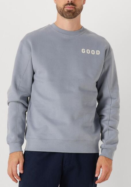 Blauwe THE GOODPEOPLE Sweater LTEDDY - large