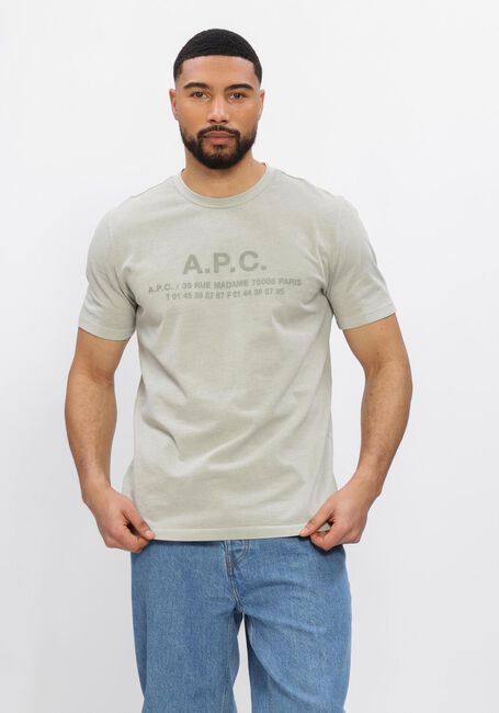 Groene APC T-shirt T-SHIRT ADRESSE - large