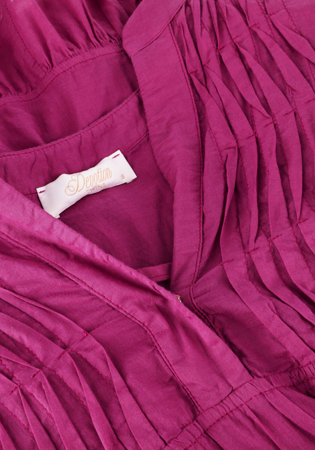 Fuchsia DEVOTION Mini jurk NEON - large