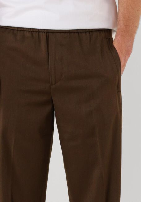 Bruine OLAF HUSSEIN Pantalon SLIM ELATICATED PANTS - large