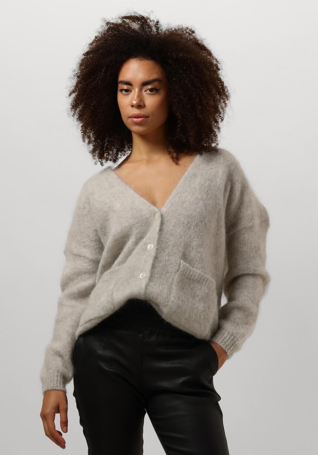 Des Petits Hauts Vest Dames Betani, Maat: L, Kleur: Grijs