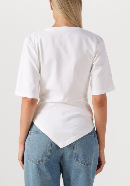 Witte ROHE T-shirt RE INVENTED TWISTED T SHIRT - large