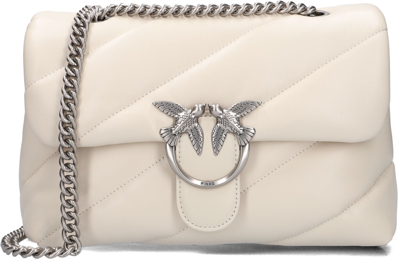 Pinko Schoudertas
Dames Love Puff Classic, Materiaal: Leer, Kleur: Wit afbeelding 1