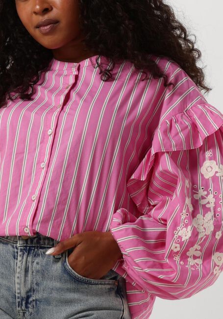 Roze SISSEL EDELBO Blouses AUGUSTINE ORGANIC COTTON SHIRT - large