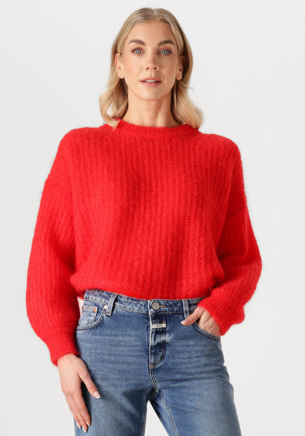 Des Petits Hauts Trui Dames Burma, Maat: L, Kleur: Rood