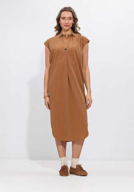 Camel PENN & INK Midi jurk DRESS - large
