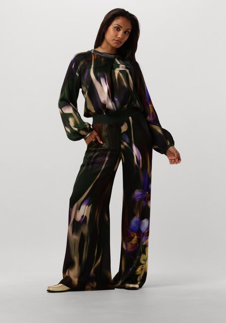 Paarse CAROLINE BISS Wijde broek 4543 - large