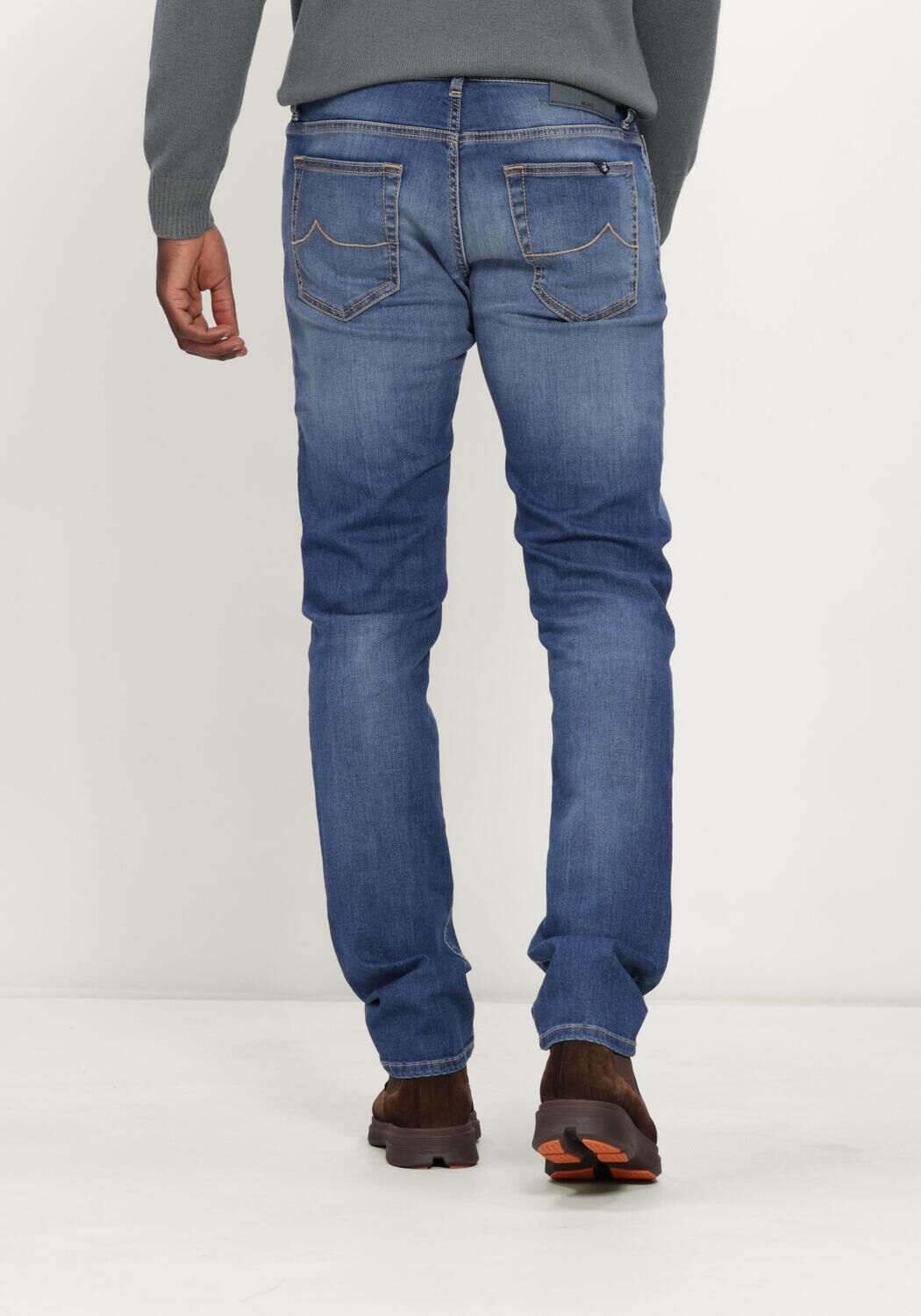 Blauwe JACOB COHEN Straight leg jeans PANT 5 PKT SUPER SLIM FIT NICK SLIM - large