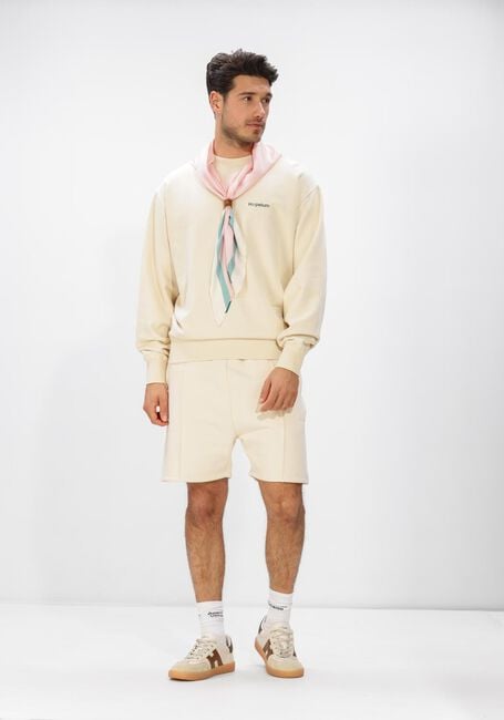 Ecru HOPEIUM Korte broek FELPA SHORT WITH SATIN TAPE - large