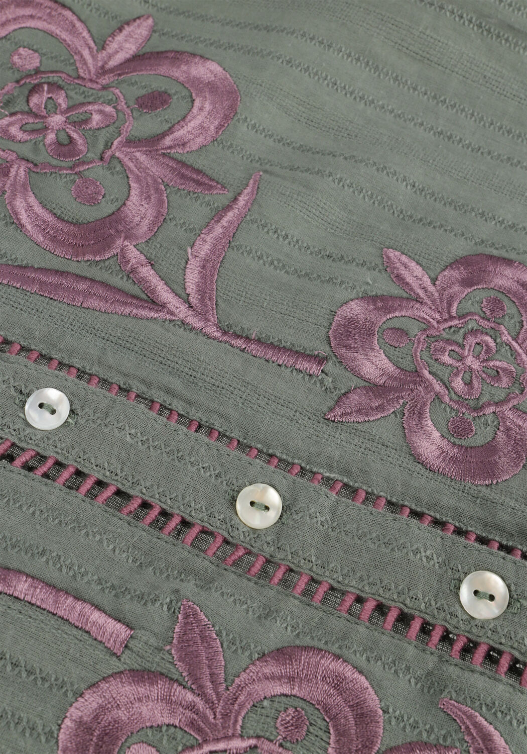 Khaki ANTIK BATIK Blouses ANOUKI BLOUSE - large