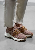 Camel TOD'S Lage sneakers KNIT SNEAKER Camel TOD'S Lage sneakers KNIT SNEAKER - medium