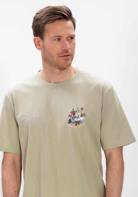 Beige FILLING PIECES T-shirt T-SHIRT SUPPER - large