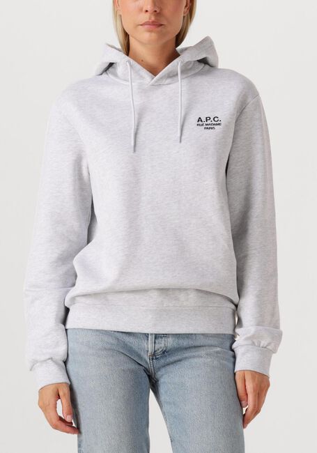 Grijze APC Trui HOODIE STANDARD RUE MADAME GOTS - large