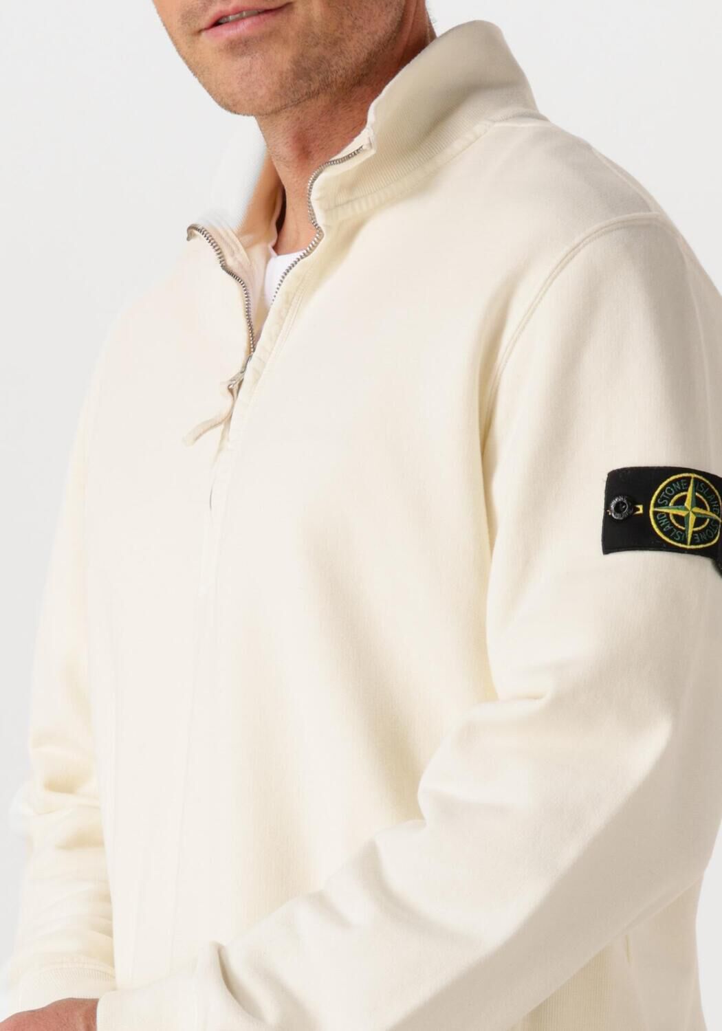 Ecru STONE ISLAND Trui LS POLO - large
