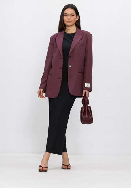 Zwarte ROSEMUNDE Maxi jurk BILLIE SL LONG DRAPE DRESS - large