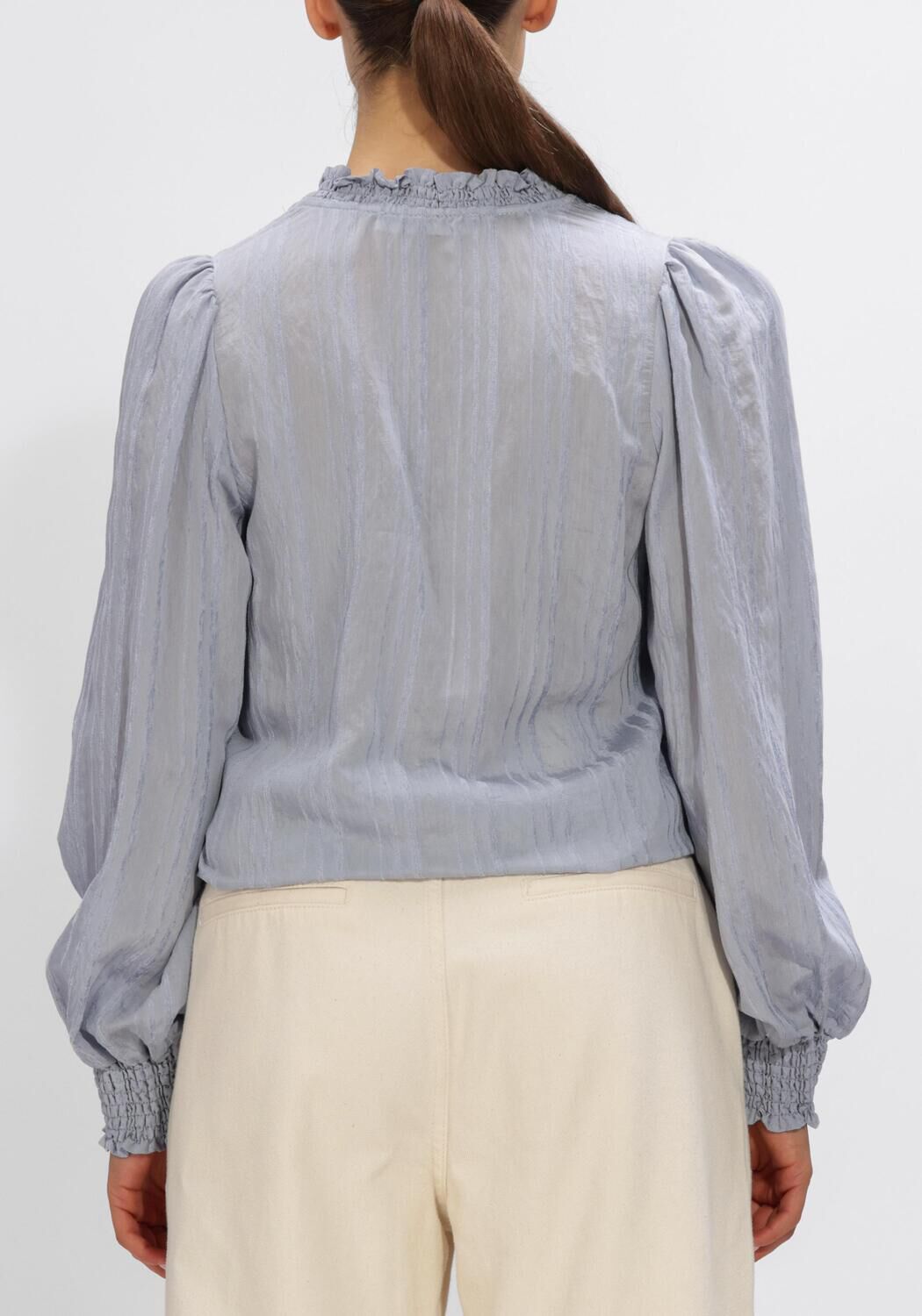 Blauwe CO'COUTURE Blouses KESI V-BLOUSE - large