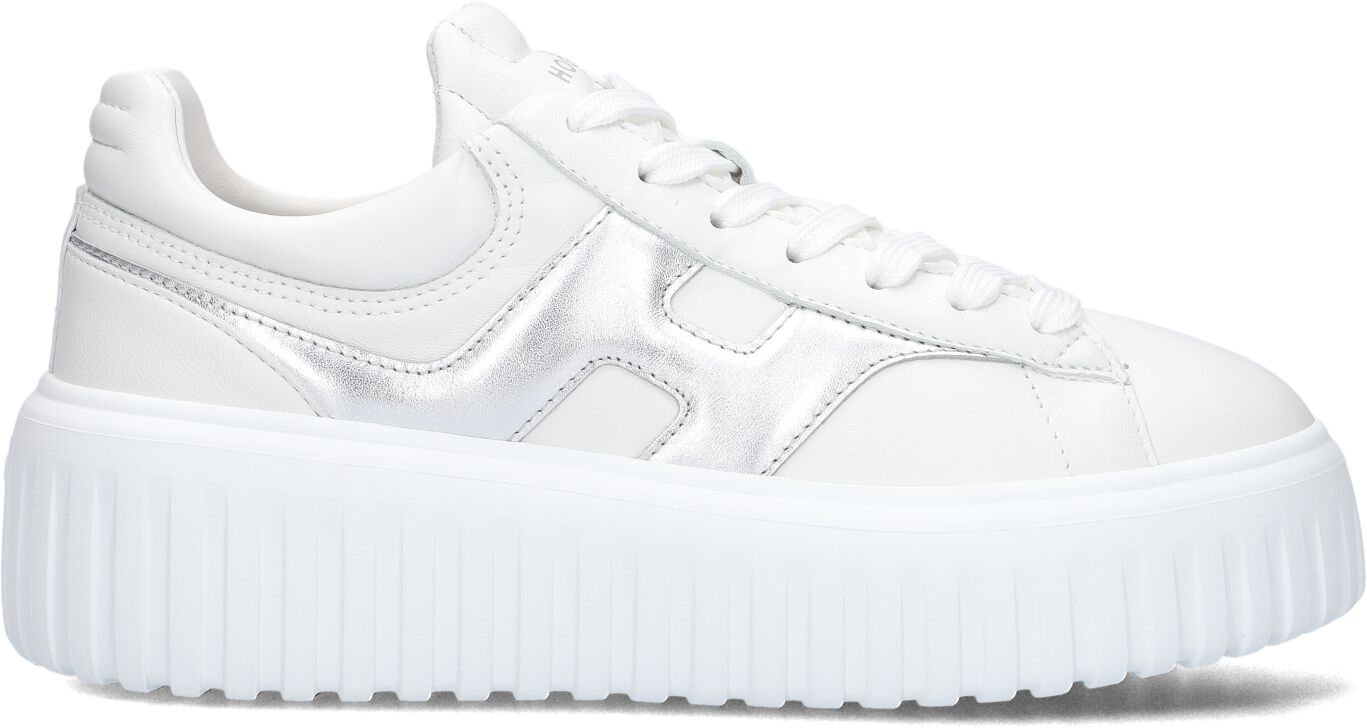 Hogan Lage Sneakers Dames H-stripes, Maat: 40, Materiaal: Leer, Kleur: Wit