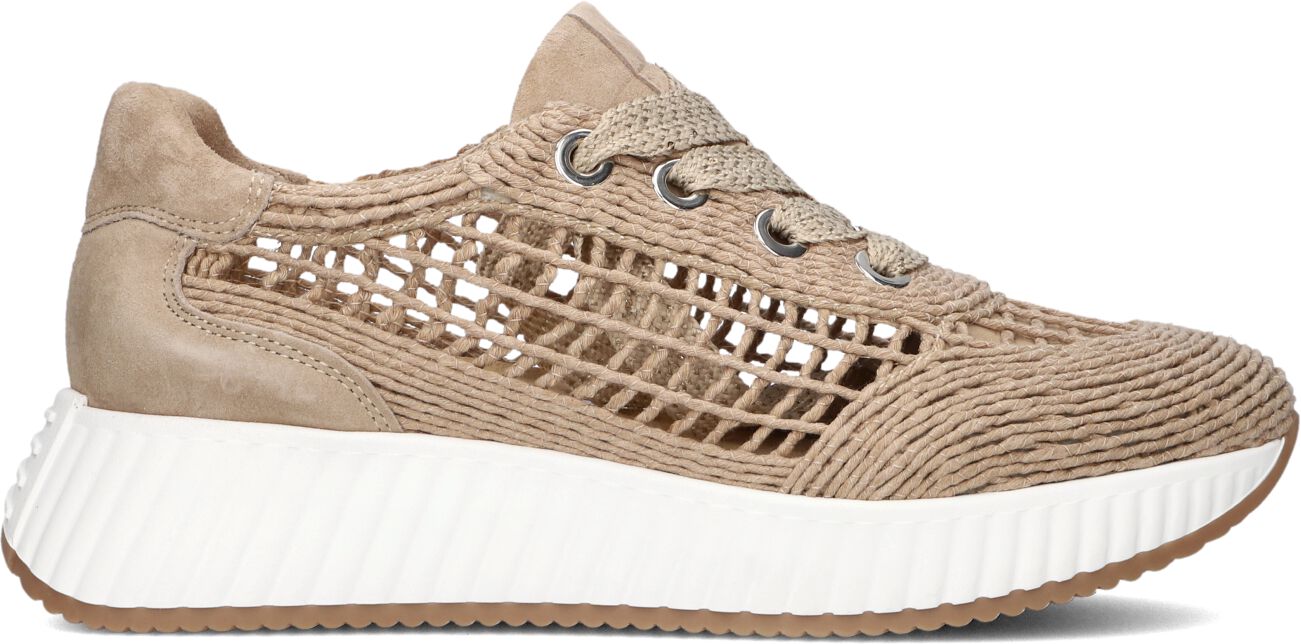 Softwaves Lage Sneakers Dames 8.95.04, Maat: 40, Materiaal: Leer, Kleur: Beige