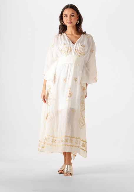 Beige GREEK ARCHAIC KORI Maxi jurk 430511 - large