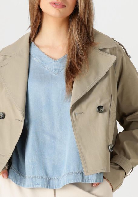 Groene BEAUMONT Trenchcoats GRACY SHORT TRENCH - large