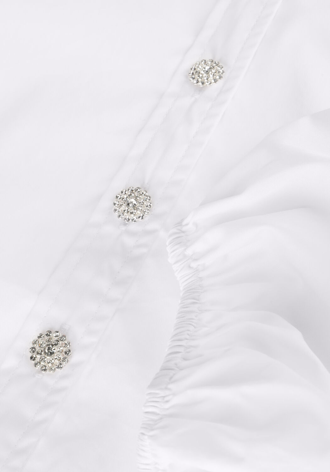 Witte CO'COUTURE Blouses COTTON CRISP CHRISTEL SHIRT - large