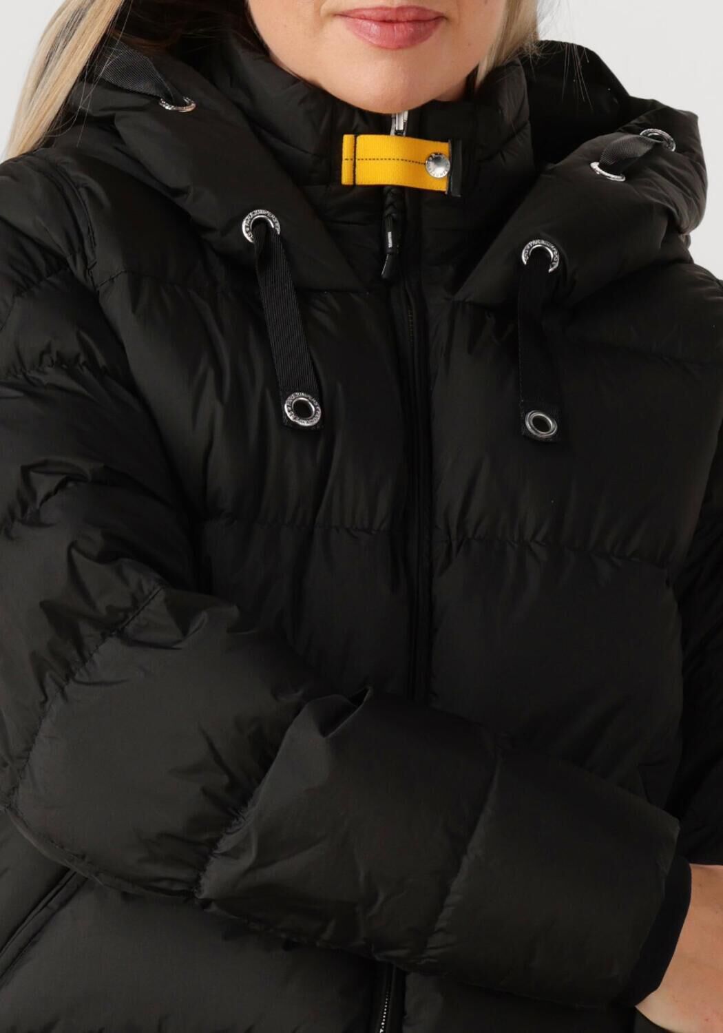 Zwarte PARAJUMPERS Gewatteerde jas PANDA WOMAN - large