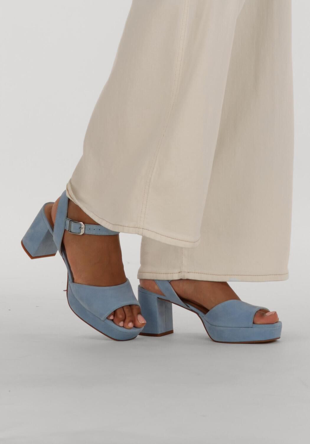 Blauwe UNISA Sandalen met hak NEY - large