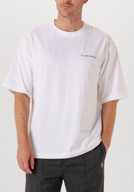 Witte FILLING PIECES T-shirt T-SHIRT BOXY - large
