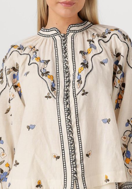 Gebroken wit SCARLETT POPPIES Blouses FEMME TOP - large