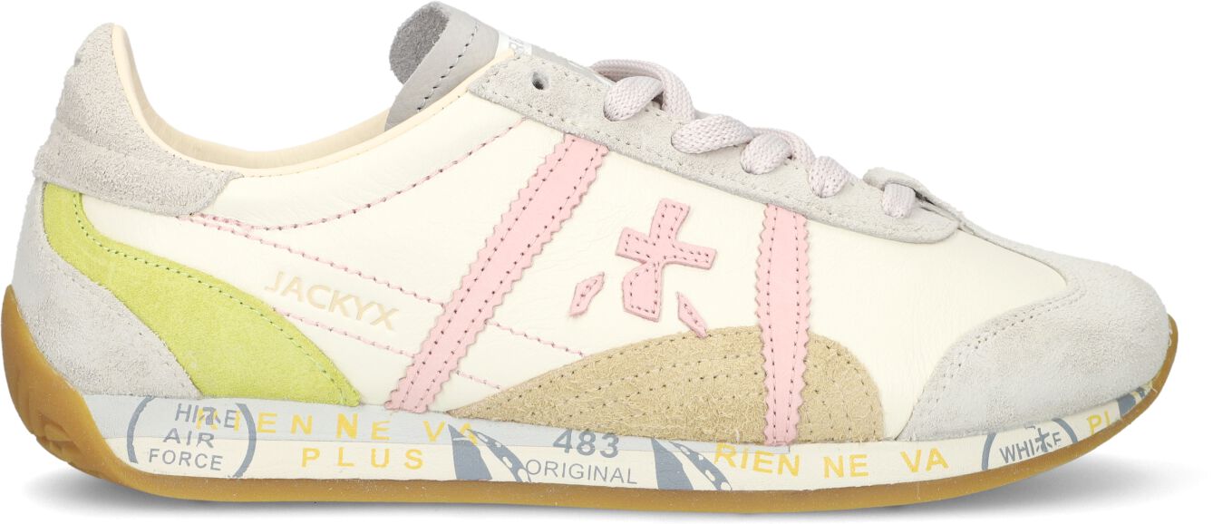 Premiata Lage Sneakers Dames Jackyxd, Maat: 39, Materiaal: Leer, Kleur: Beige afbeelding 1