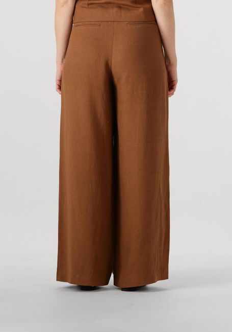 Bruine HERSKIND Wijde broek LOTUS PANTS - large