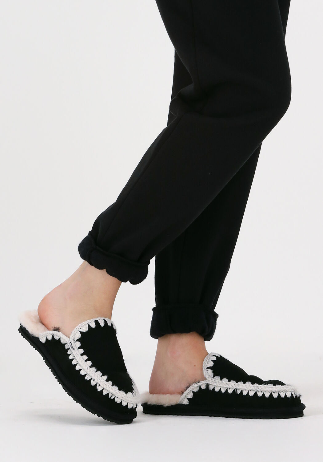 Zwarte MOU Pantoffels SLIPPER FULL ESKIMO STITCH - large