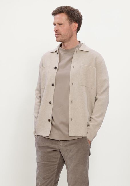 Beige VALENZA Polo HEAVY SUPIMA OVERSIZED T-SHIRT - large