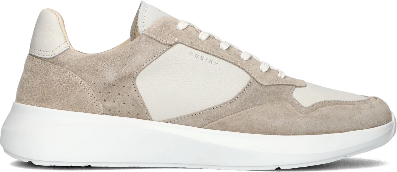 Nubikk Lage Sneakers Heren Rocky Road Wave, Maat: 44, Materiaal: Leer, Kleur: Beige