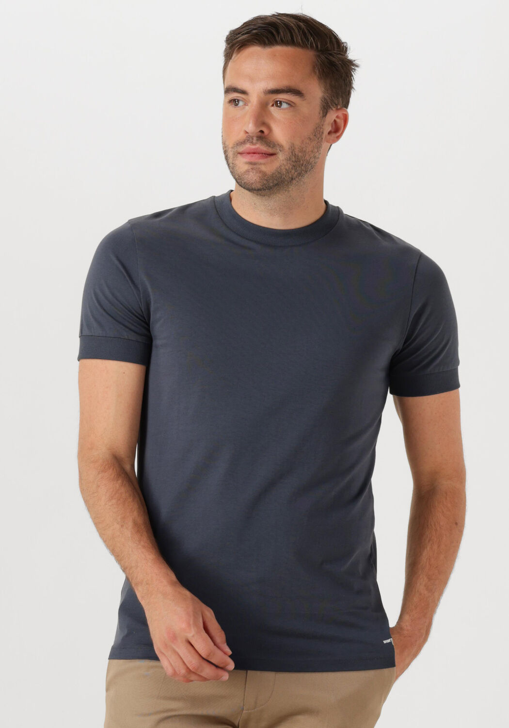 Drykorn T-Shirt Heren Anton 520062, Maat: L, Kleur: Donkerblauw