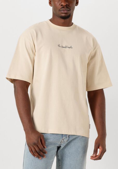 Beige THE GOODPEOPLE T-shirt TCULT - large