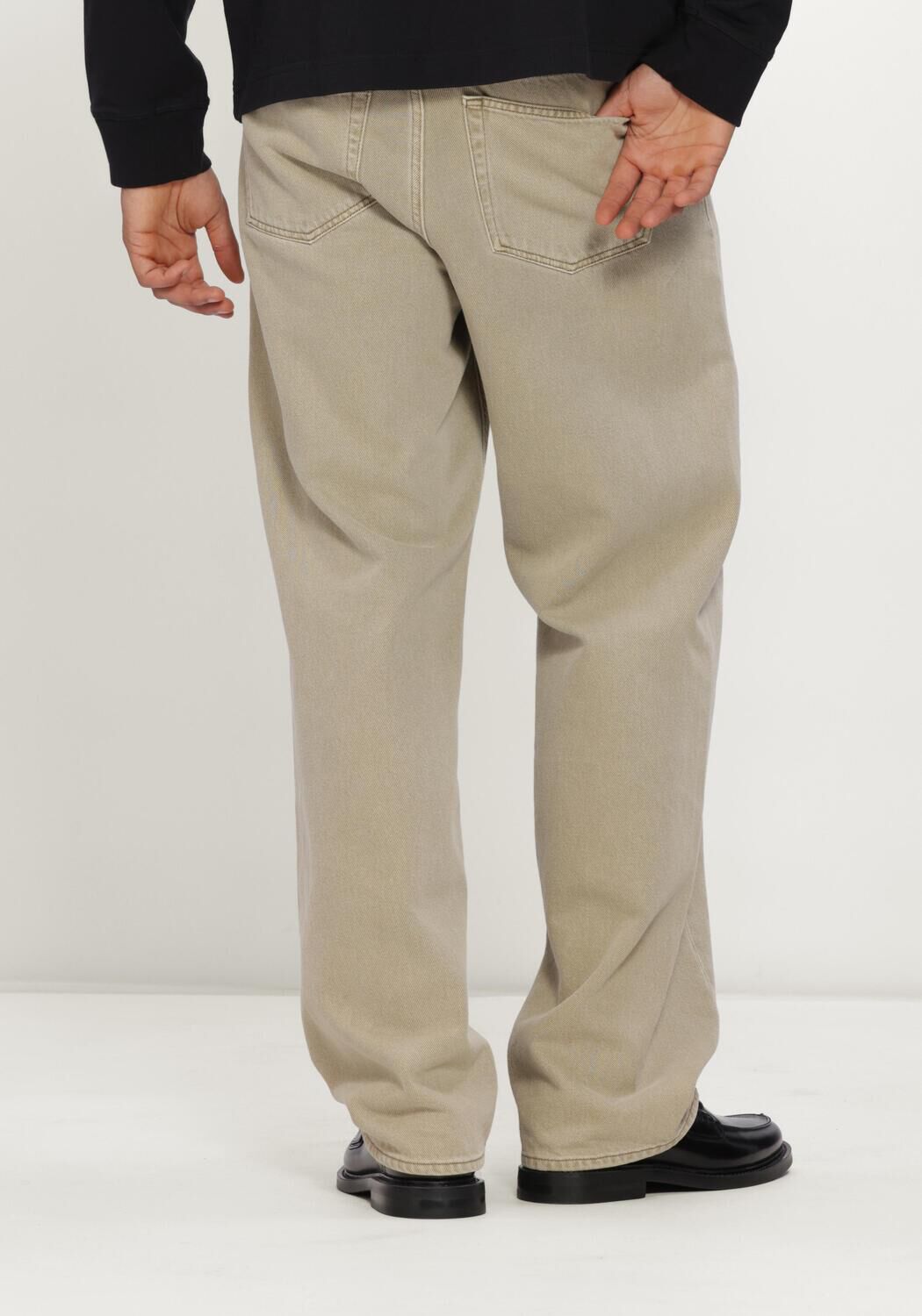Bruine OLAF HUSSEIN Jeans RELAXED DENIM PANT - large