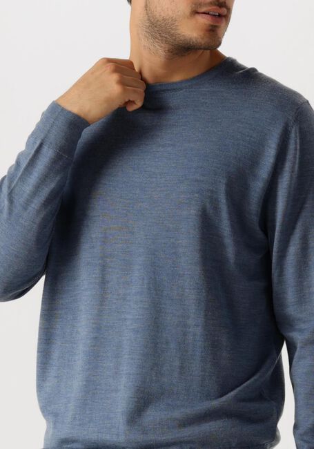 Lichtblauwe PROFUOMO Trui PULLOVER CREWNECK - large