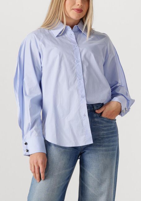 Lichtblauwe DANTE6 Blouses CHAMPLIN OPEN SLEEVE SHIRT - large