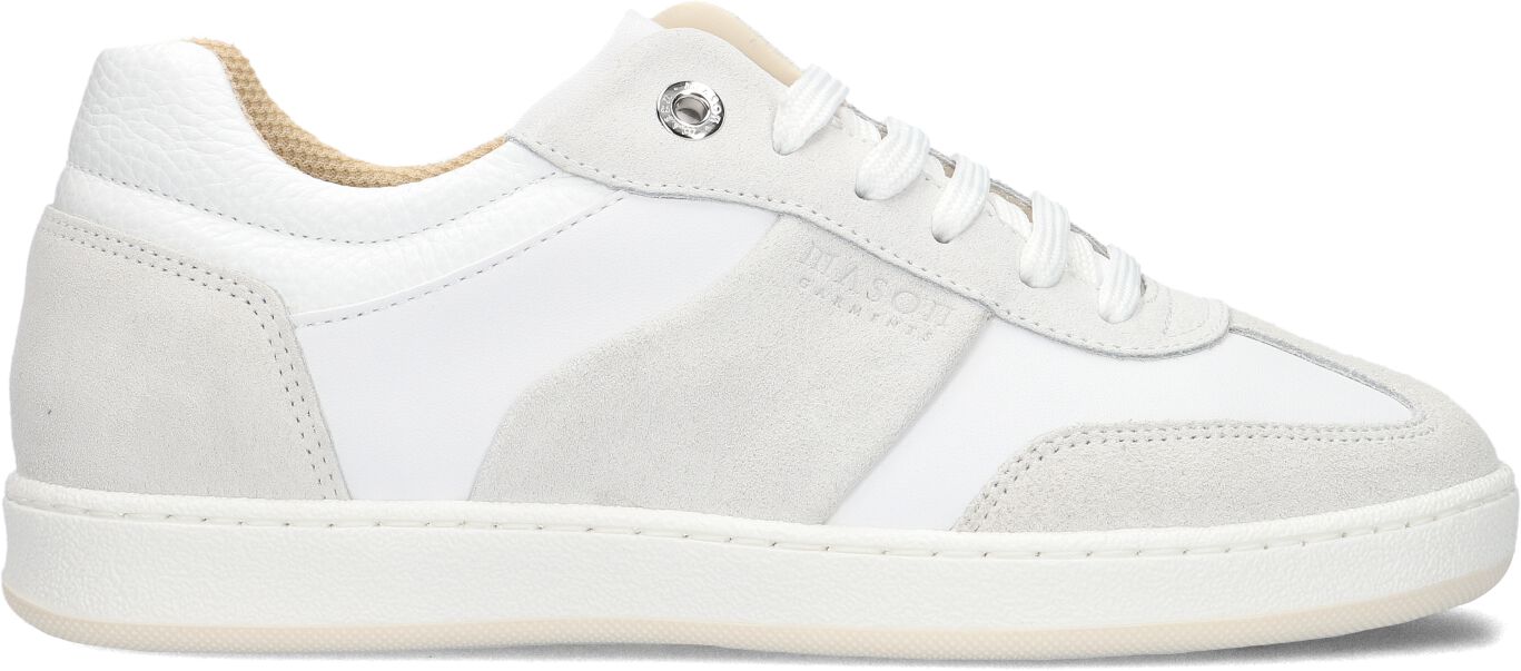 Mason Garments Lage Sneakers Dames Napoli Tradizionale, Maat: 39, Materiaal: Suède, Kleur: Wit