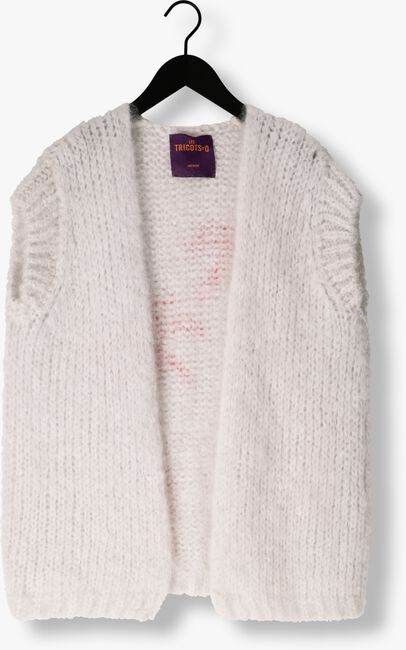 Beige LES TRICOTS D'O Vest CAMILLE Beige LES TRICOTS D'O Vest CAMILLE - large