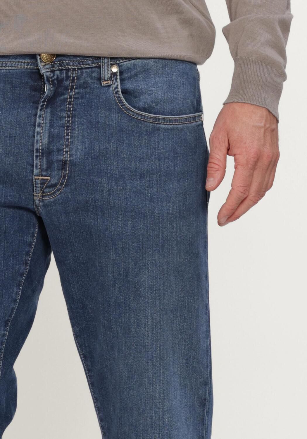 Blauwe TRAMAROSSA Slim fit jeans MICHELANGELO DBSCP CORTINA - large