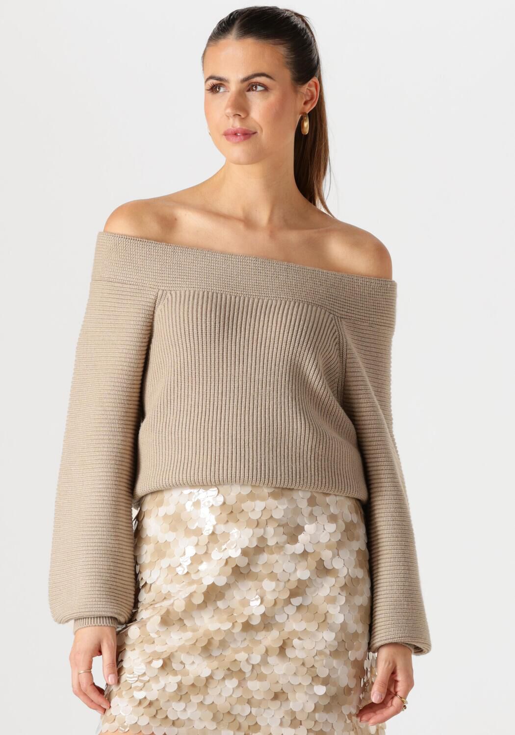 Copenhagen Muse Sweater Dames Cmcolin-pullover, Maat: XL, Kleur: Beige afbeelding 1